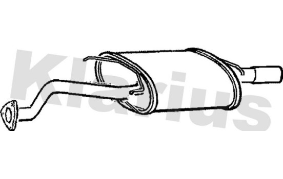 Exhaust backbox / end silencer