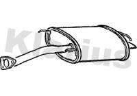 Exhaust backbox / end silencer