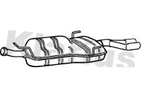 Exhaust backbox / end silencer