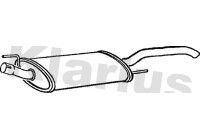 Exhaust backbox / end silencer