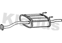 Exhaust backbox / end silencer