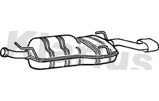 Exhaust backbox / end silencer, Image 2