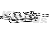 Exhaust backbox / end silencer