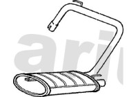 Exhaust backbox / end silencer