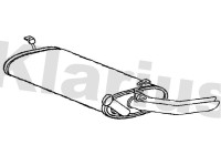 Exhaust backbox / end silencer