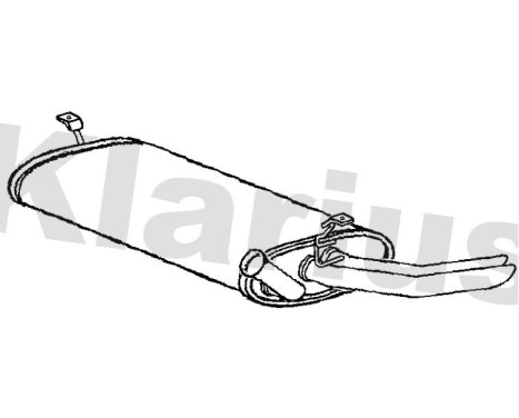 Exhaust backbox / end silencer