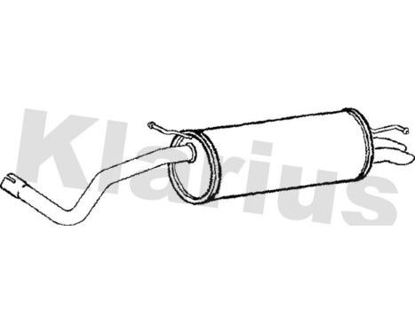 Exhaust backbox / end silencer, Image 2