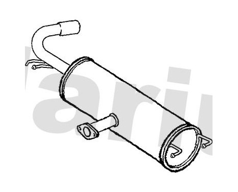 Exhaust backbox / end silencer, Image 2