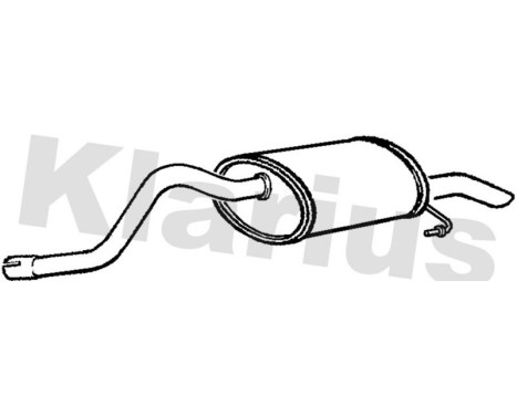 Exhaust backbox / end silencer, Image 2