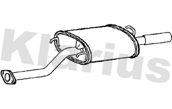 Exhaust backbox / end silencer