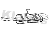 Exhaust backbox / end silencer