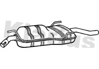 Exhaust backbox / end silencer