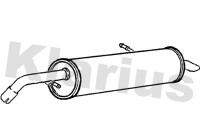 Exhaust backbox / end silencer