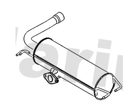 Exhaust backbox / end silencer, Image 2
