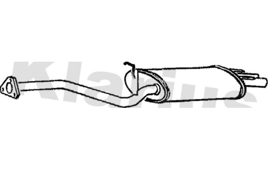 Exhaust backbox / end silencer