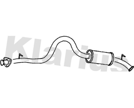 Exhaust backbox / end silencer