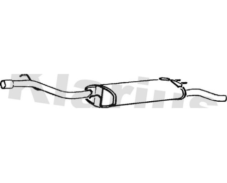 Exhaust backbox / end silencer