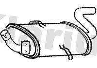 Exhaust backbox / end silencer