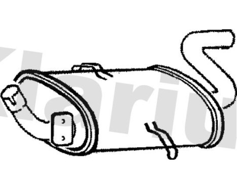 Exhaust backbox / end silencer