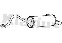 Exhaust backbox / end silencer