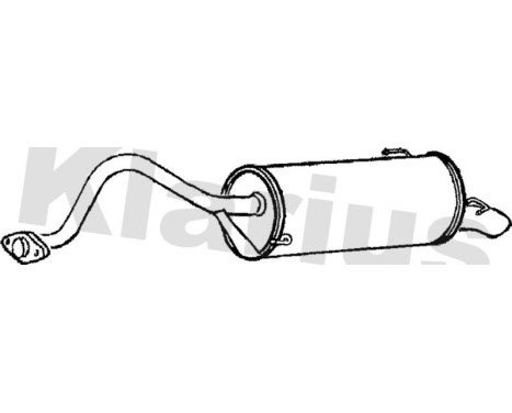 Exhaust backbox / end silencer