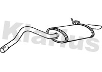 Exhaust backbox / end silencer