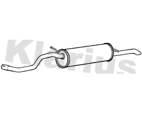 Exhaust backbox / end silencer