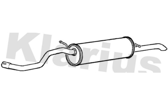 Exhaust backbox / end silencer