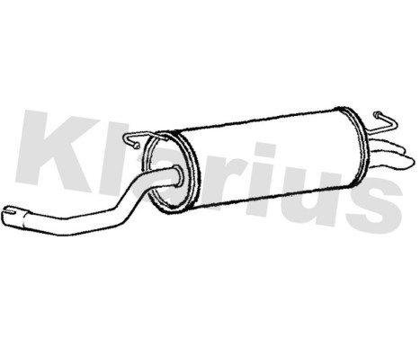 Exhaust backbox / end silencer, Image 2