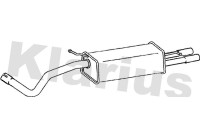 Exhaust backbox / end silencer