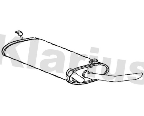 Exhaust backbox / end silencer