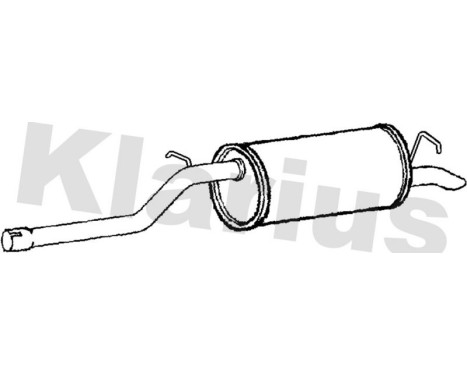 Exhaust backbox / end silencer, Image 2