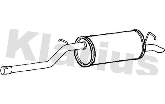 Exhaust backbox / end silencer, Image 2