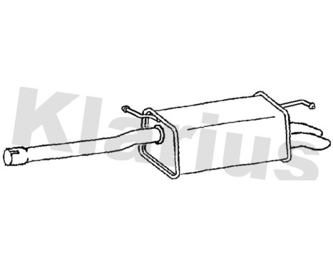 Exhaust backbox / end silencer, Image 2