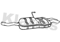 Exhaust backbox / end silencer