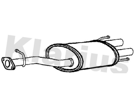 Exhaust backbox / end silencer, Image 2