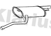 Exhaust backbox / end silencer