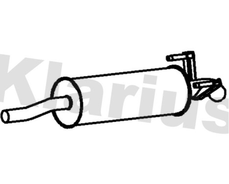 Exhaust backbox / end silencer