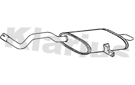 Exhaust backbox / end silencer
