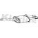 Exhaust backbox / end silencer