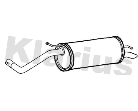 Exhaust backbox / end silencer, Image 2