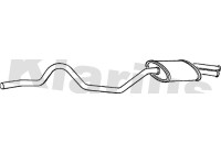 Exhaust backbox / end silencer