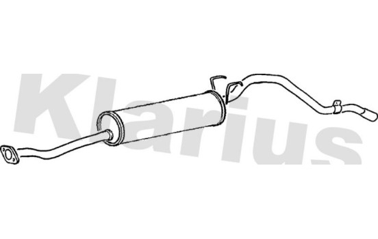 Exhaust backbox / end silencer