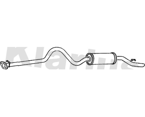 Exhaust backbox / end silencer