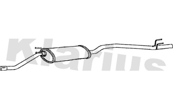 Exhaust backbox / end silencer