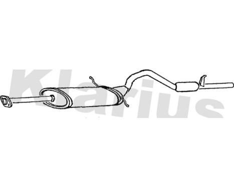 Exhaust backbox / end silencer