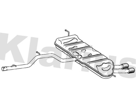 Exhaust backbox / end silencer, Image 2