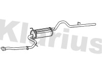 Exhaust backbox / end silencer