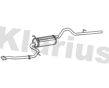 Exhaust backbox / end silencer