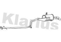 Exhaust backbox / end silencer